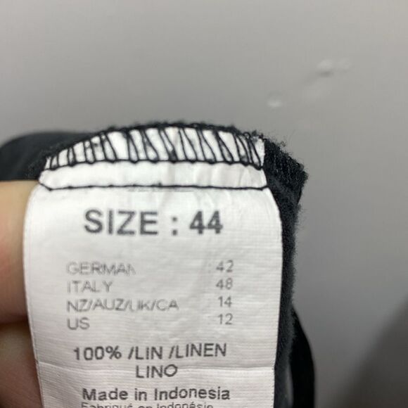 Animale Linen Asymmetrical Midi Skirt Size 12 - Picture 3 of 7